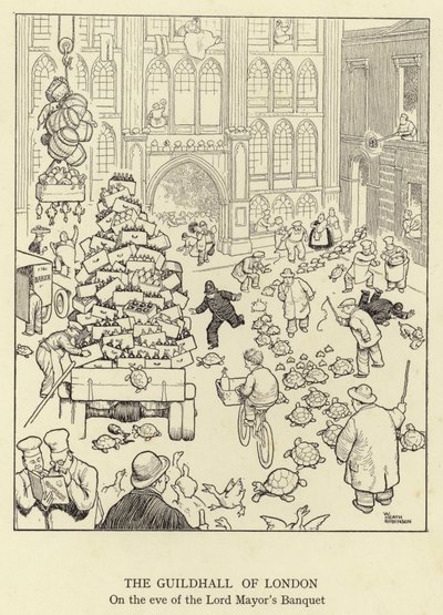 The Guildhall of London, på tærsklen til Lord Mayor