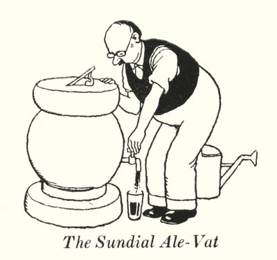 Soluret Ale-Vat (litho) af William Heath Robinson