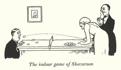 The Indoor Game of Showrun (Litho) af William Heath Robinson