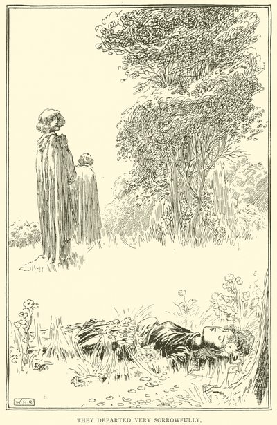 De rejste meget bedrøvet af William Heath Robinson