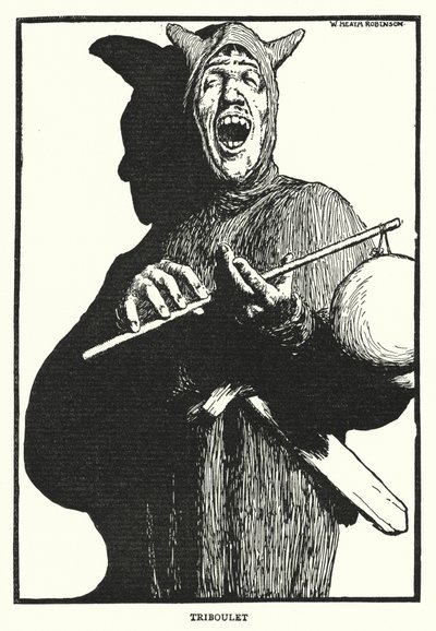 Triboulet (litho) af William Heath Robinson