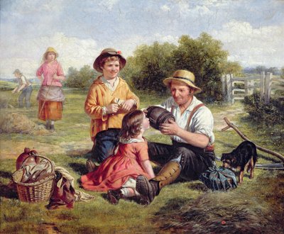 Hayfield af William Hemsley