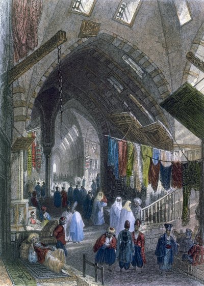 A Scene in the Tchartchi, ca. 1850 af William Henry Bartlett