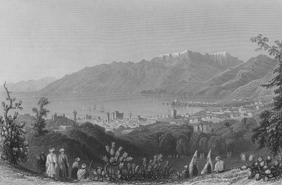 Beirut, den gamle trolovelse, indgraveret af J.H. Allen af William Henry Bartlett