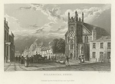Billericay, Essex af William Henry Bartlett