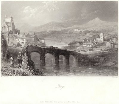 Bray i County Wicklow af William Henry Bartlett