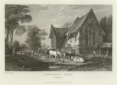 Coggeshall Abbey, Essex af William Henry Bartlett