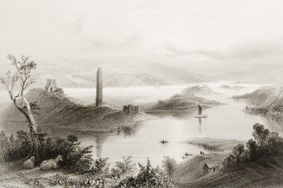 Devenish Island, County Fermanagh, Irland, fra 