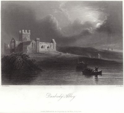 Dunbrody Abbey i County Wexford af William Henry Bartlett