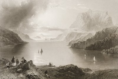 Eagle Mountain, Killeries, Connemara, County Galway, fra 
