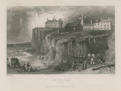Generelt billede af Rottingdean af William Henry Bartlett