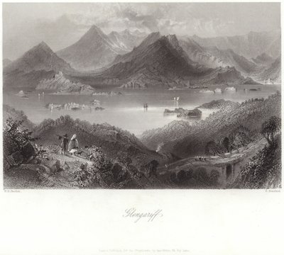 Glengariff i County Cork af William Henry Bartlett