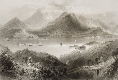 Glengarriff, County Cork, Irland, fra "Scenery and Antiquities of Ireland" af George Virtue, 1860