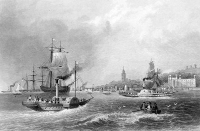 Gravesend, graveret af H. Adlard, udgivet i 