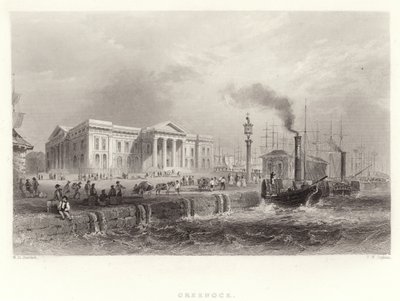 Greenock af William Henry Bartlett