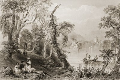 Innisfallen, Killarney Lake, County Killarney, fra 