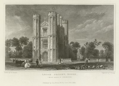 Leigh Priory, Essex, 7 Miles nord for Chelmsford af William Henry Bartlett