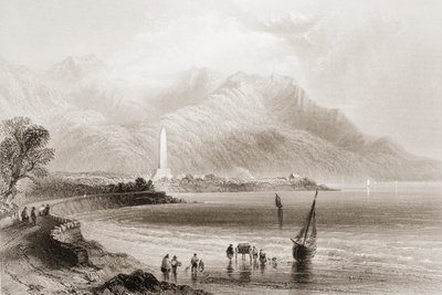 Monument til general Ross ved Rosstrevor, County Down, Nordirland, fra 
