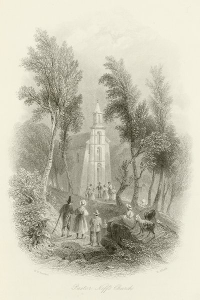 Pastor Neffs Kirke af William Henry Bartlett