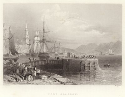 Port Glasgow af William Henry Bartlett