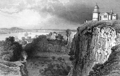 Purfleet, Essex, indgraveret af John Rogers, 1832 af William Henry Bartlett