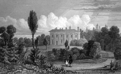 Riffhams Lodge, Essex, 1835 af William Henry Bartlett