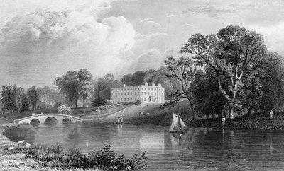 Rivenhall Place, Essex, graveret af John Carr Armytage, 1831 af William Henry Bartlett