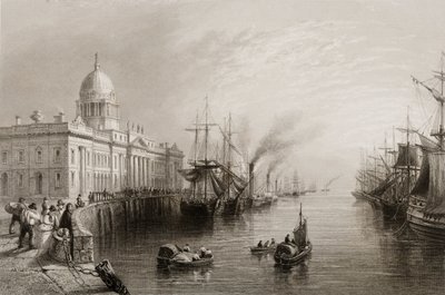 The Custom House, Dublin, fra 