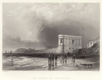 Sandet ved Southport af William Henry Bartlett