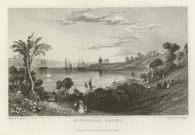 Wivenhoe, Essex af William Henry Bartlett