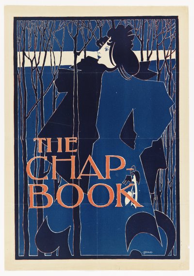 The Blue Lady, plakat til The Chapter-Book af William Henry Bradley