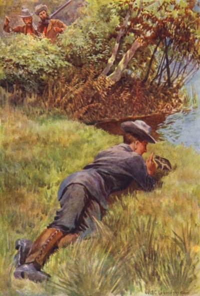 Illustration for The Gorilla Hunters by R M Ballantynedani af William Henry Charles Groome