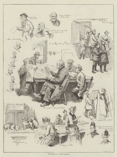 Skitser på et gratis bibliotek af William Henry Charles Groome