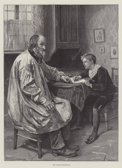 Privatsekretæren af William Henry Charles Groome
