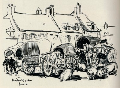 Montreuil-Sur-Mer, Frankrig, c1907. af William Henry Charlton