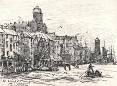 North Shields (kul på papir) af William Henry Charlton
