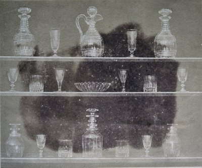 Artikler af glas, fotografi, fra Pencil of Nature, 1844 af William Henry Fox Talbot