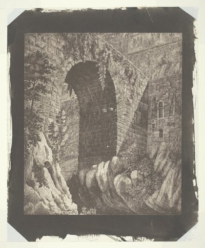 Kopi af et stort italiensk tryk, reduceret i kameraet af William Henry Fox Talbot