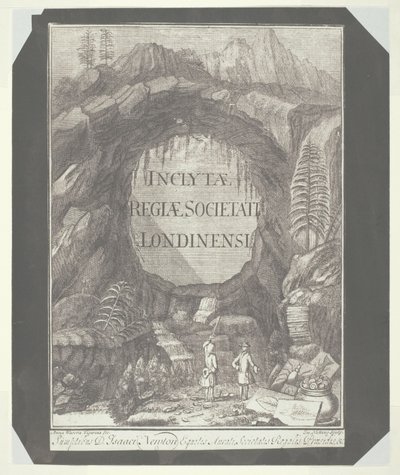 Kopi af titelsiden til "Enclosed to the Royal Society of London" af William Henry Fox Talbot