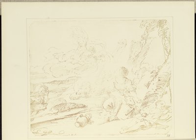 Hagar i ørkenen af William Henry Fox Talbot