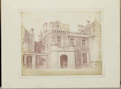 Hall Door, Abbotsford af William Henry Fox Talbot