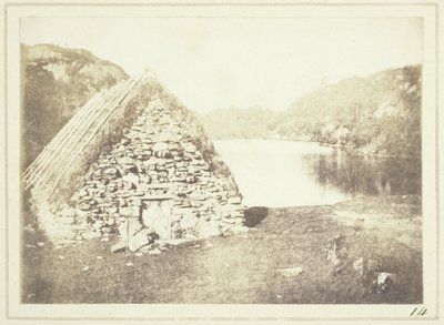 Highland Hut på bredden af Loch Katrine af William Henry Fox Talbot