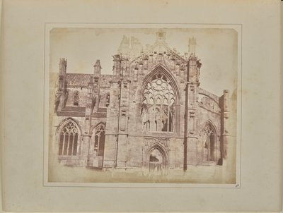 Melrose Abbey af William Henry Fox Talbot