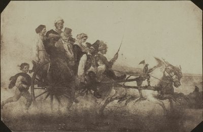 Napolitansk transport - Kopi af et maleri i Lacock Abbey af William Henry Fox Talbot