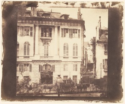 Parisiske rækkehuse i Paris af William Henry Fox Talbot