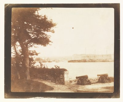 Royal William Victualling Yard, Plymouth, fra Mount Edgecumbe af William Henry Fox Talbot