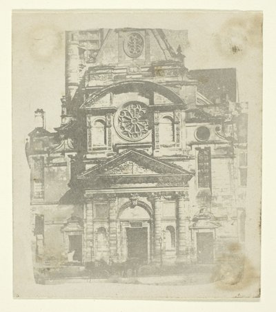 St. Etienne du Mont, Facade af William Henry Fox Talbot