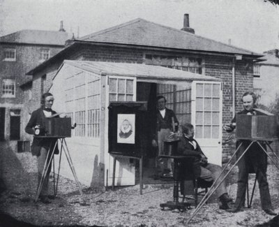 Talbots studie i Reading (s/h foto) af William Henry Fox Talbot