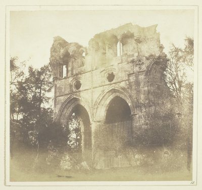Sir W. Scotts grav i Dryburgh Abbey af William Henry Fox Talbot