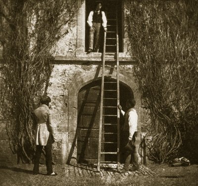 Stigen, april 1844 (saltpapirsprint fra kalotypienegativ) af William Henry Fox Talbot